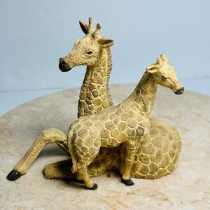 Vintage Silver Deer's Ark‎ "Giraffes" By Tom Rubel Giraffe